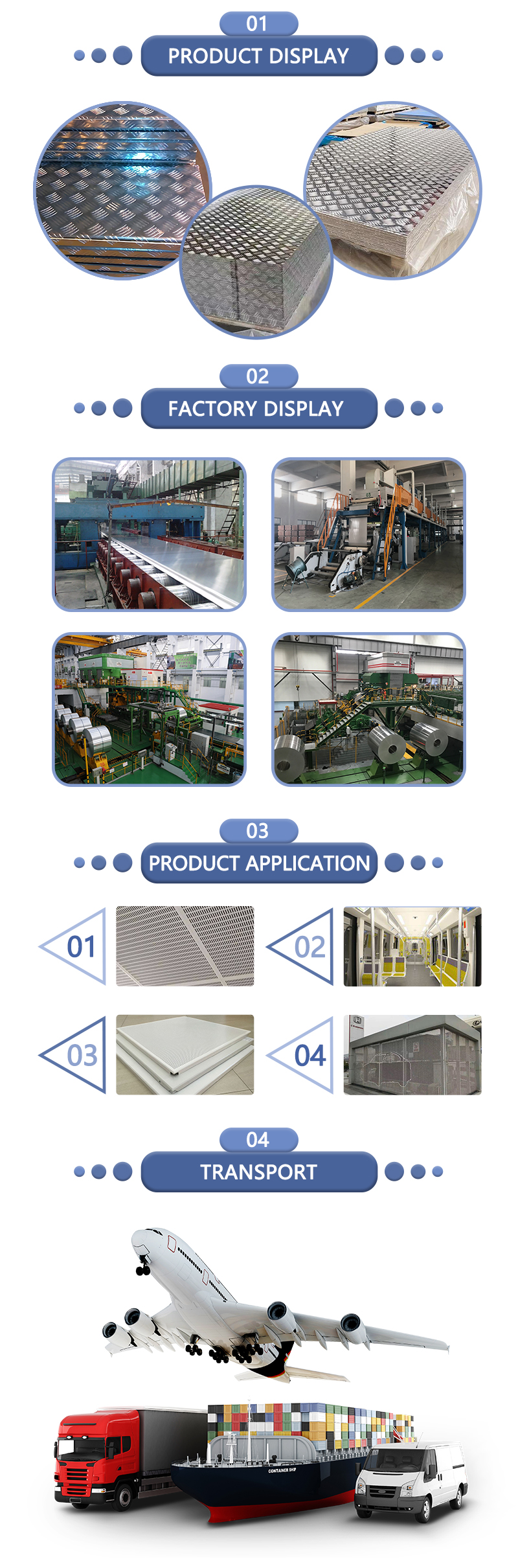 Casting Embossed Aluminum Alloy Sheet