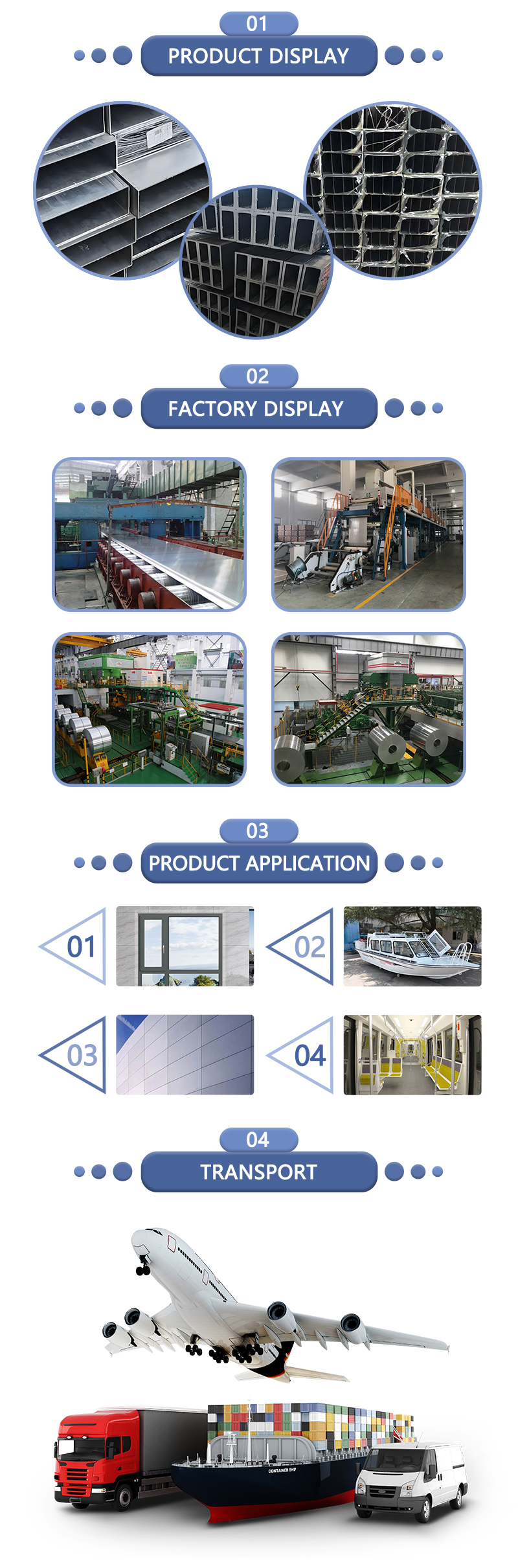 Superhard Aluminum Alloy Rectangle Tube