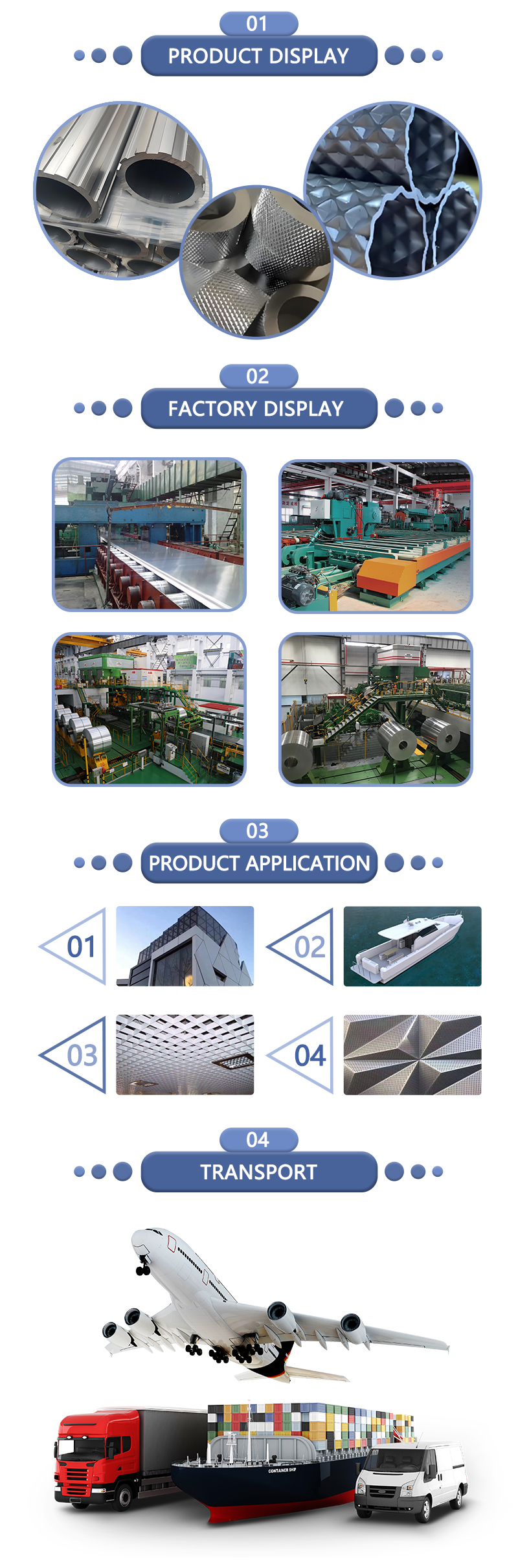 Casting Embossed Aluminum Alloy Tube