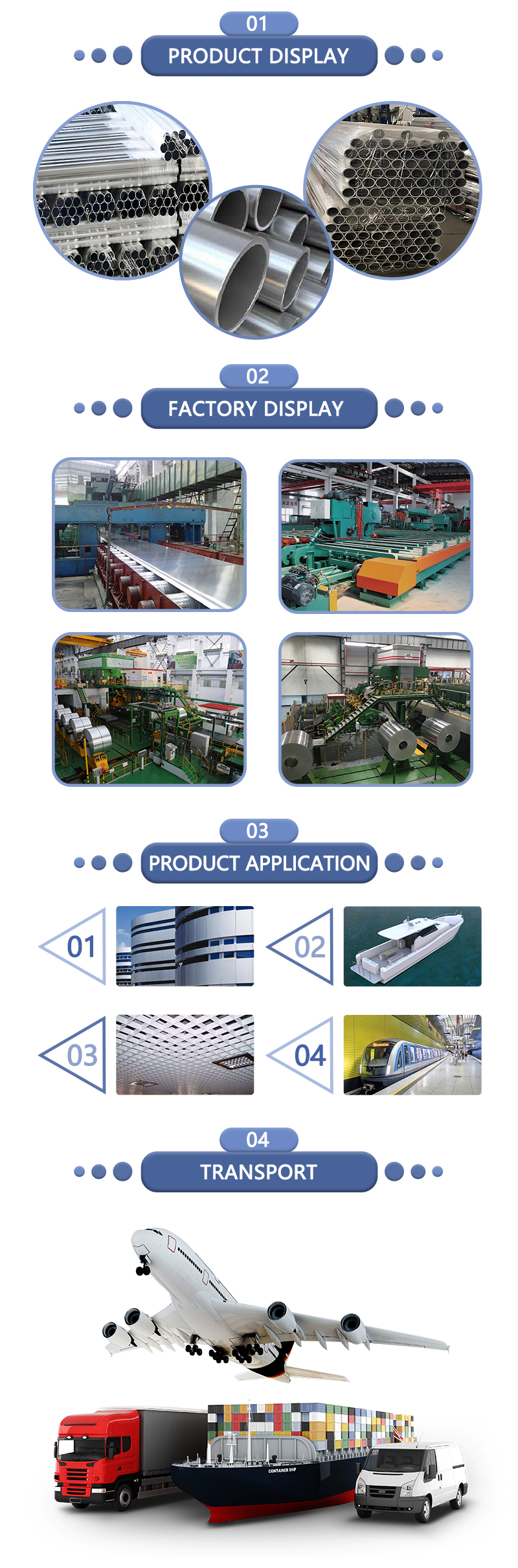 Casting Aluminum Alloy Round Tube