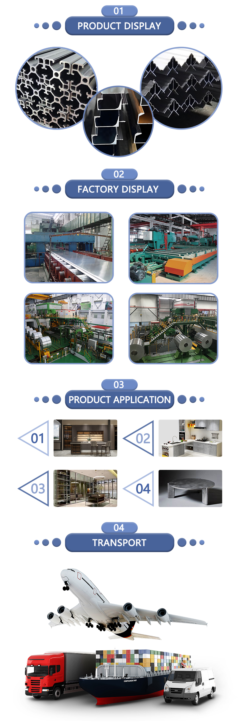 Aluminum Profiles for Furnishing