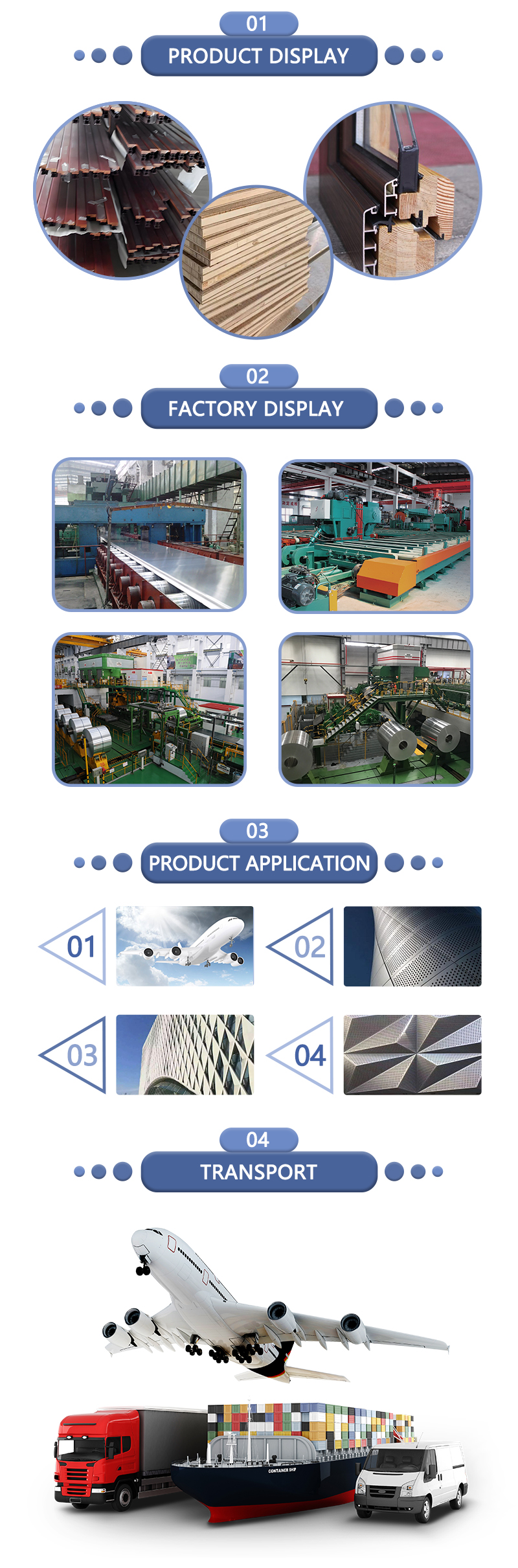 Aluminum Wood Composite Profiles