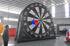 Huge double sided sticky balls football soccer dart board sport game with 12 sticky balls for kids adults