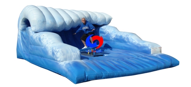 Big wave surfboard simulator