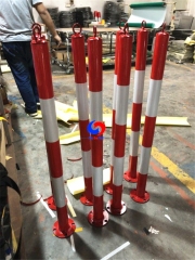 Plastic lane hang steel stand column Steel pole