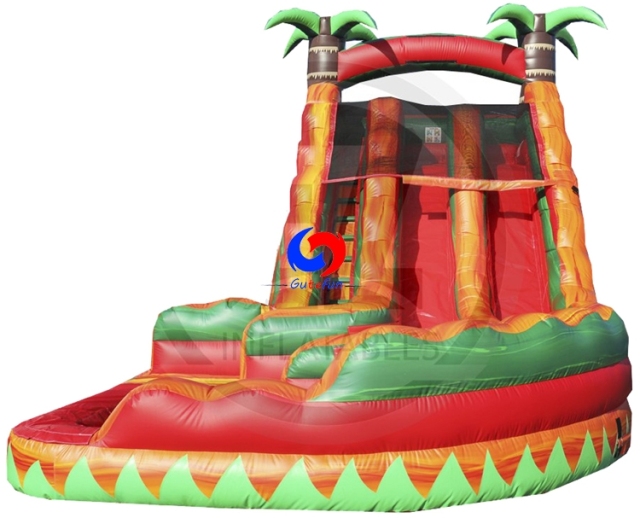 Tropical fiesta breeze curvy water slide