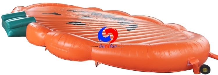 One stop shipment 20m L*12m W*60cm Giant inflatable jump pumpkin bounce pad for kids adultadult