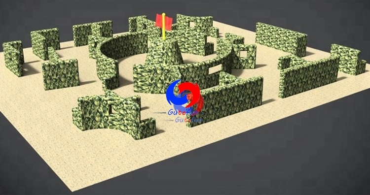 inflatable paintball barrier, camouflage pvc inflatable barriers sports arena