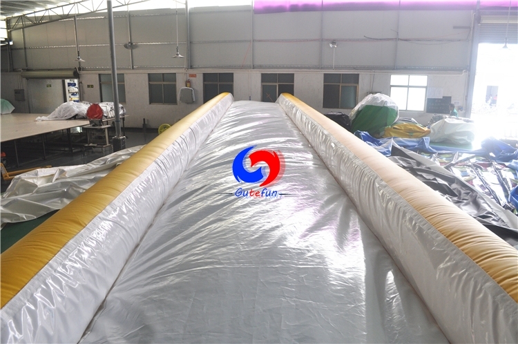 10m*1m*0.5m cheap family party inflatable water slip n slide for kids adult