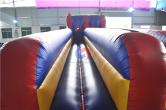 Double lane two players Infaltable Bungee run for adult kids