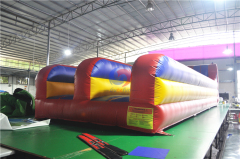 Double lane two players Infaltable Bungee run for adult kids