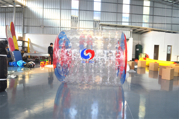 tpu /pvc big inflatable water pool walking roller wheel