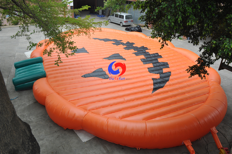 Giant pumpkin bounce pad