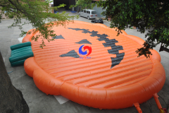 Giant pumpkin bounce pad