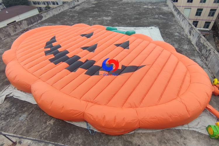 15mx 9m portable small pumpkin inflatable jumping bounce pad for adults kids