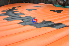 Giant pumpkin bounce pad