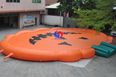 Giant pumpkin bounce pad
