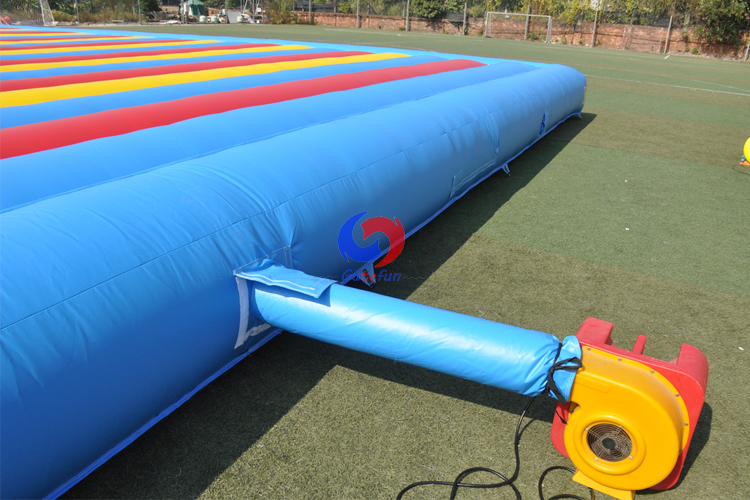 outdoor Largest Rectangular soft air inflatable jump Bounce Pads for Pumpkin Farm Harvest Days