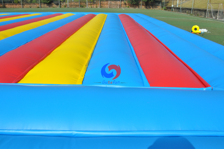 outdoor Largest Rectangular soft air inflatable jump Bounce Pads for Pumpkin Farm Harvest Days