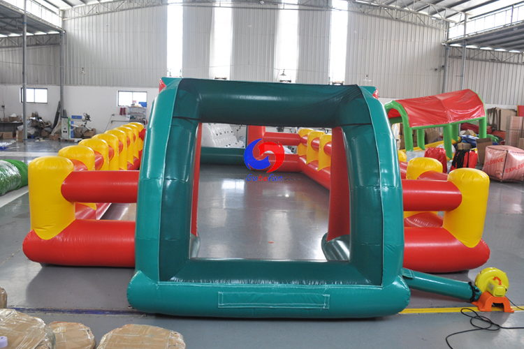 The most favorite team building 5 PK 5 soccer table games inflatable human foosball game for sale
