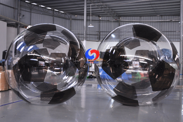1.0mm TPU soccer walking on water inflatable kids hamster balls