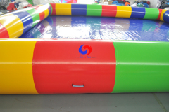 9m*9m PVC plastic portable inflatable swimming pool for large outdoor water sports