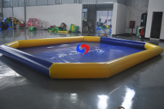 8m*6m large square inflatable swimming pool