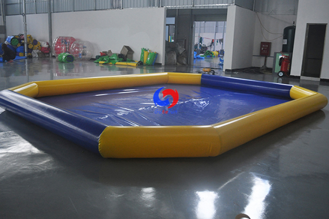 8m*6m large square inflatable swimming pool