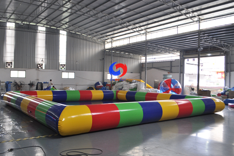 9m*9m PVC plastic portable inflatable swimming pool for large outdoor water sports