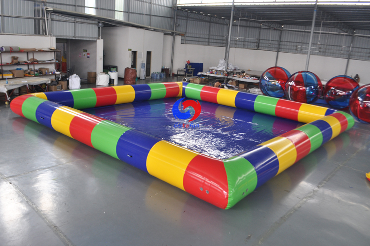 9m*9m PVC plastic portable inflatable swimming pool for large outdoor water sports