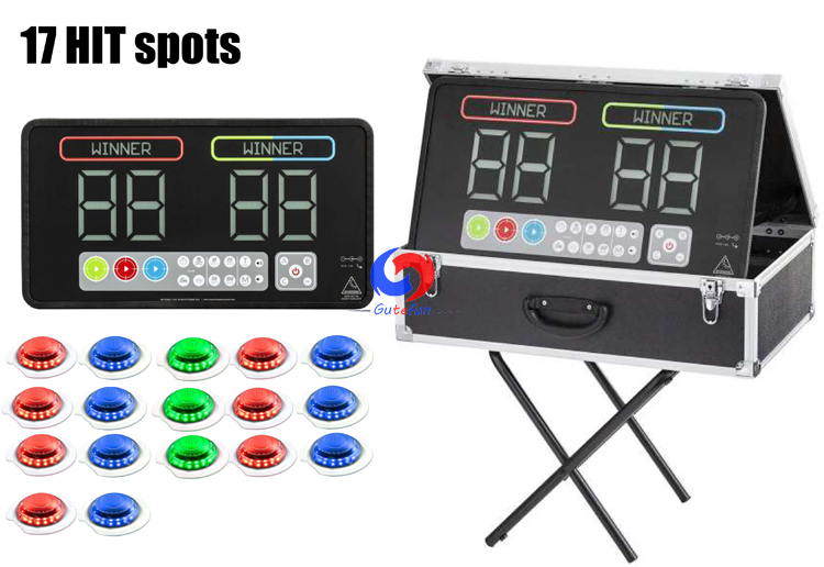 17 spots hit sensitive IPS (Interactive playing system) set HIT edition