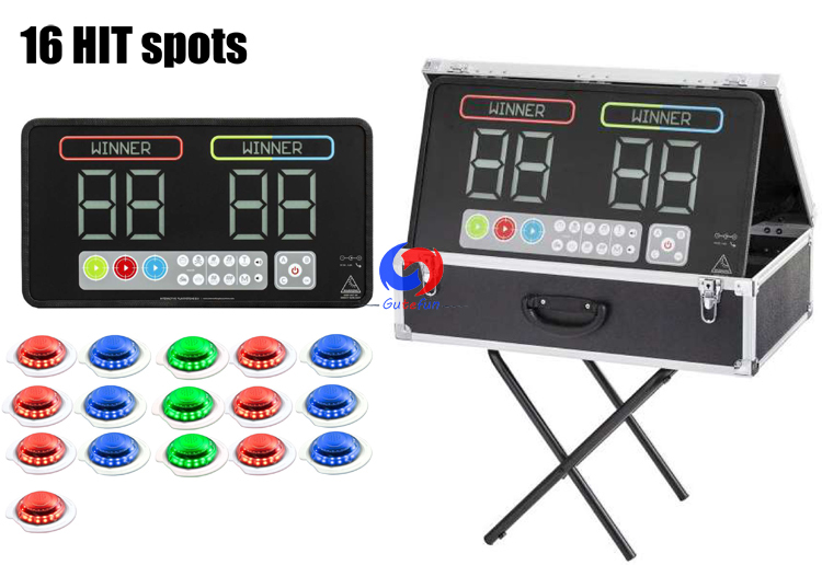 16 spots hit sensitive IPS (Interactive playing system) set HIT edition