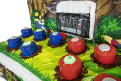 100% customized airtight interactive playing inflatable games IPS whack a mole for sale