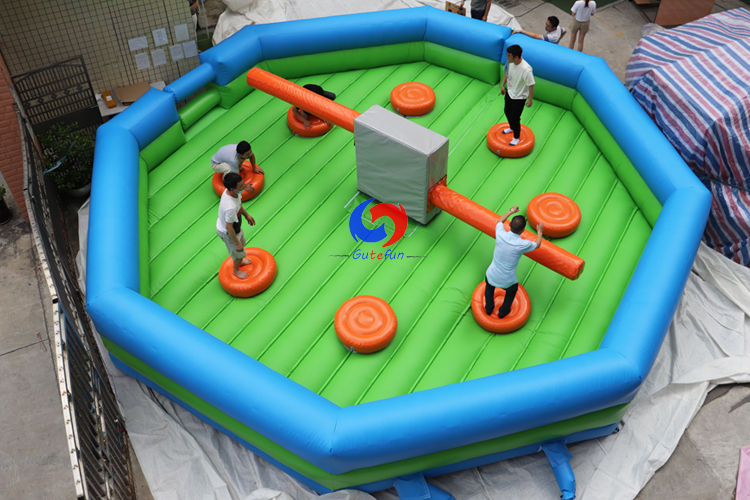 commercial amusement park mechanical ride games 8 man wipeout/meltdown/sweeper