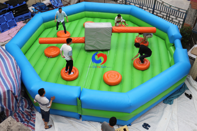 commercial amusement park mechanical ride games 8 man wipeout/meltdown/sweeper