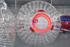 Cheap human hamster bowling 2.5m large transparent PVC inflatable zorb ball for sale 