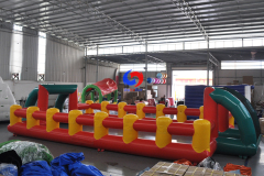 The most favorite team building 5 PK 5 soccer table games inflatable human foosball game for sale