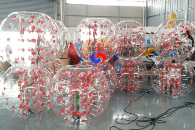 1.5m Dia. 0.8mm TPU inflatable bumper ball