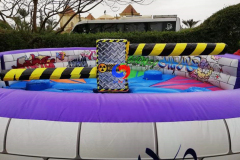 Customer made 8 man inflatable meltdown game
