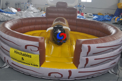 hot sale kids adult inflatable rodeo bull ride machine, mechanical bull riding for sale