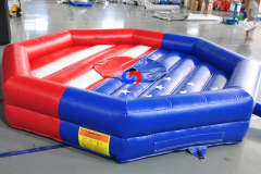 custom octagon american flag inflatable mechanical bull mattress, inflatable mat for rodeo mechanical bull