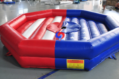 custom octagon american flag inflatable mechanical bull mattress, inflatable mat for rodeo mechanical bull