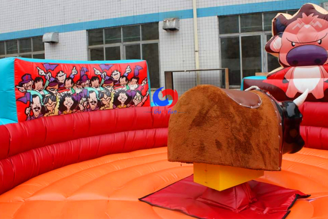 custom bull inflatable mechanical bucking rodeo bull for sale