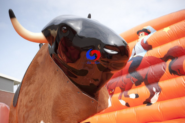 hot sale cheap western mechanical rodeo bull price, inflatable mechanical rodeo bull riding machine for sale