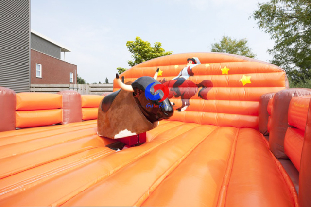 hot sale cheap western mechanical rodeo bull price, inflatable mechanical rodeo bull riding machine for sale
