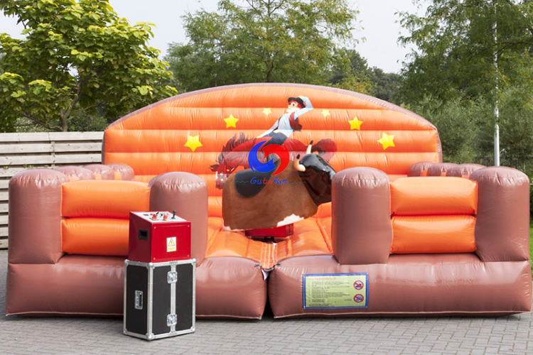 hot sale cheap western mechanical rodeo bull price, inflatable mechanical rodeo bull riding machine for sale