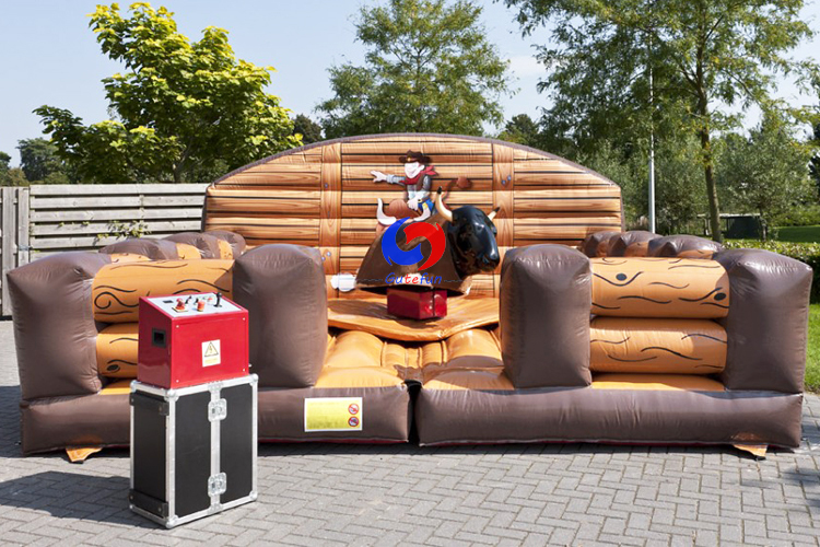 Mechanical Rodeo Bull Riding Western bull inflatable