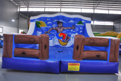 surfing-themed mechanical rodeo riding surf surfboard, Surf Simulator Ride with inflatable crash mat