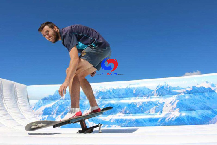 3 games in 1 halfpipe Surfing / skateboarding / snowboarding simulator with inflatable crash mat for sale