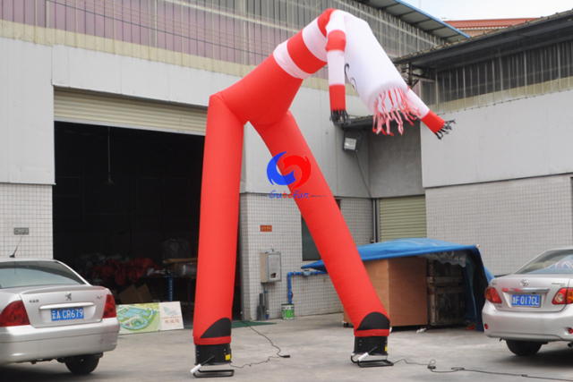 two legs 27ft 8m H Giant Clown inflatable air dancer, inflatable sky dancer for sale